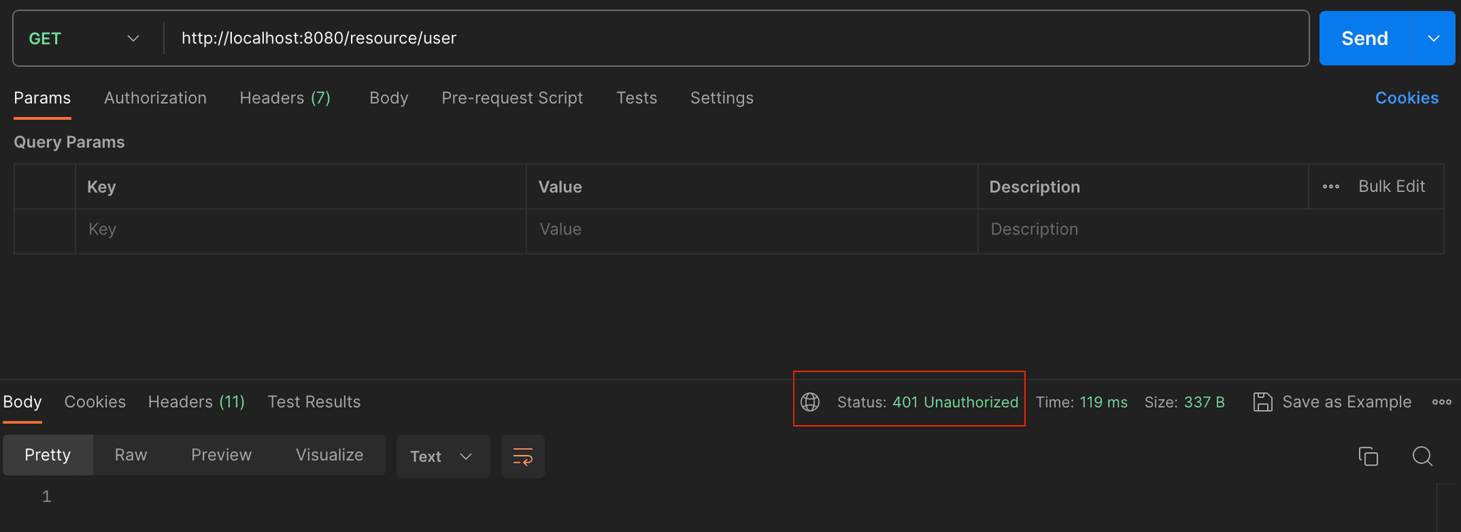 Truy cập API chưa login